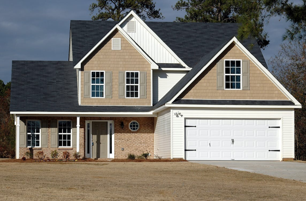 An image of a freshly painted home